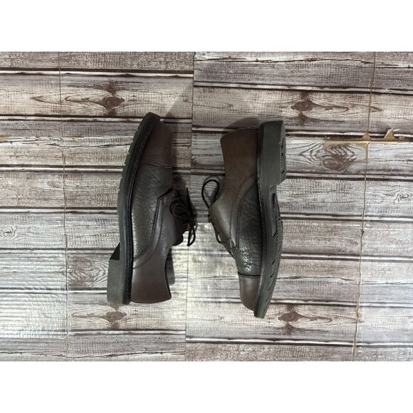 Mephisto Marlon Goodyear Welt Air-Relax Leather Derbys Sz 6.5 Brown - Picture 4 of 9